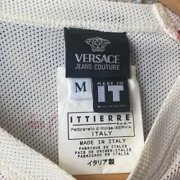 Versace Jeans Couture Long Sleeve Mesh Shirt - Picture 8 of 14